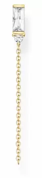 image of Thomas Sabo H2183-414-14 Gold Plated Single Drop Stud Jewellery