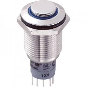 Image of TRU COMPONENTS LAS2GQH 11EB12VSP Tamper proof pushbutton 250 V AC 3 A 1 x OnOn momentary