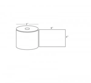 Image of Wasp 4.0 x 6.0 Direct Thermal Barcode Labels ( 4 Rolls)