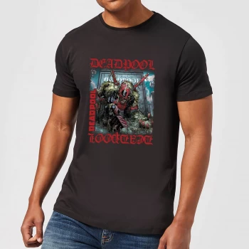 Image of Marvel Deadpool Here Lies Deadpool T-Shirt - Black - 3XL - Black