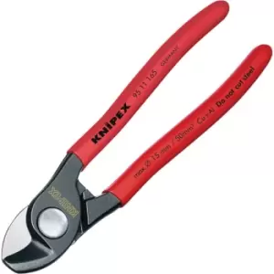 Image of Knipex 95 12 165 T Cable Shears Multi Component Handles Tether Att...