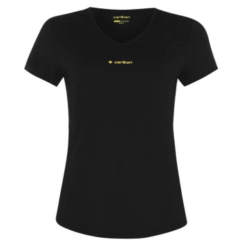 image of Carlton A Blade T Shirt Ladies - Black/Yellow