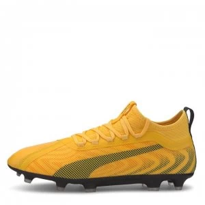 image of Puma ONE 20.2 FG Football Boots - UltraYellow/Blk