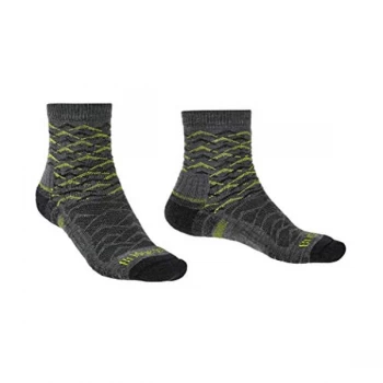 Image of HIKE Lightweight Merino Performance 3/4 Crew Pattern Mens - X-Large