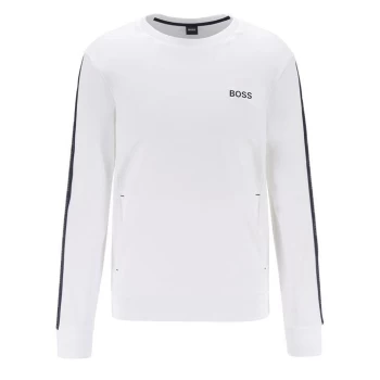 Image of Boss Heritage Sweatshirt - White
