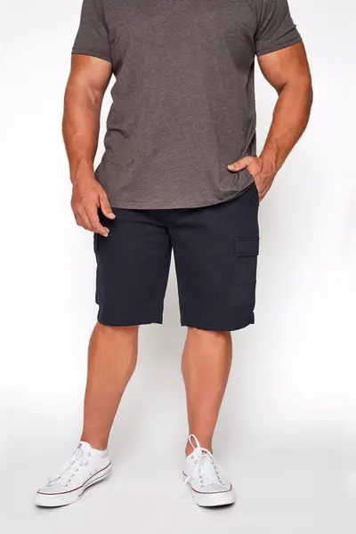 image of BadRhino Stretch Cargo Shorts Blue