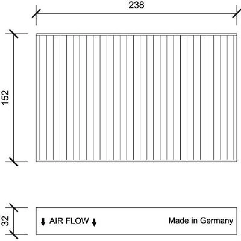 Image of Pollen filter DIEDERICHS DCI1209