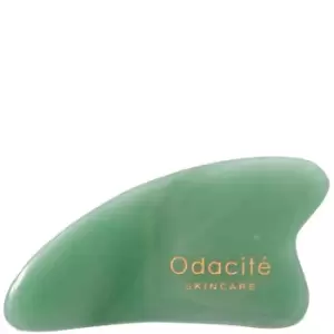 Image of Odacite Crystal Contour Gua Sha - Green Aventurine