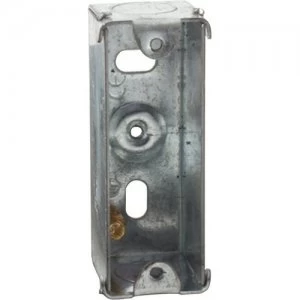 image of QVS 1G 28mm Architrave Galvanised Back Box