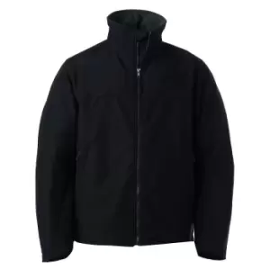 image of Russell Workwear Mens Softshell Breathable Waterproof Membrane Jacket (4XL) (Black)