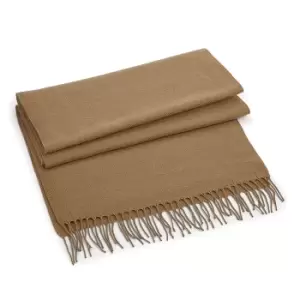 Image of Beechfield Classic Woven Scarf (One Size) (Biscuit)