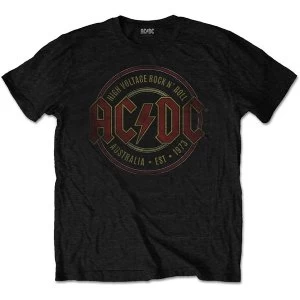 Image of AC/DC - Est. 1973 Unisex XXX-Large T-Shirt - Black