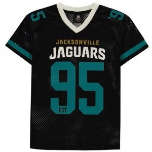 image of NFL Mesh Jersey T Shirt Juniors - Jaguars