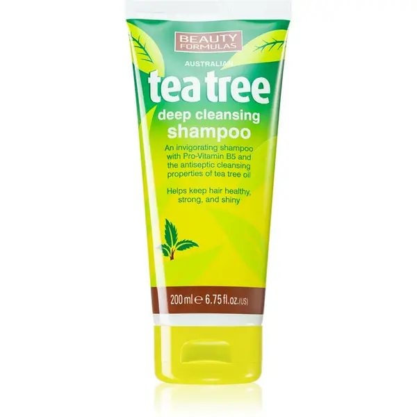 Beauty Formulas Tea Tree Deep Cleansing Shampoo 200ml