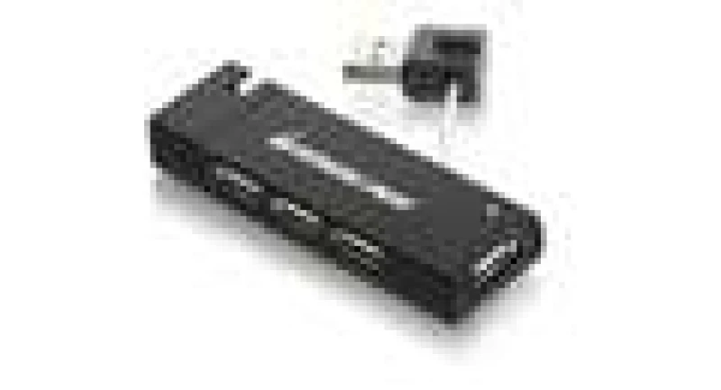 Image of iogear GUH285W6 interface hub 480 Mbps Black