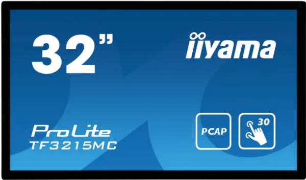 iiyama TF3215MC 32 VA Full HD 30-point PCAP touch TF3215MC-B2 Black