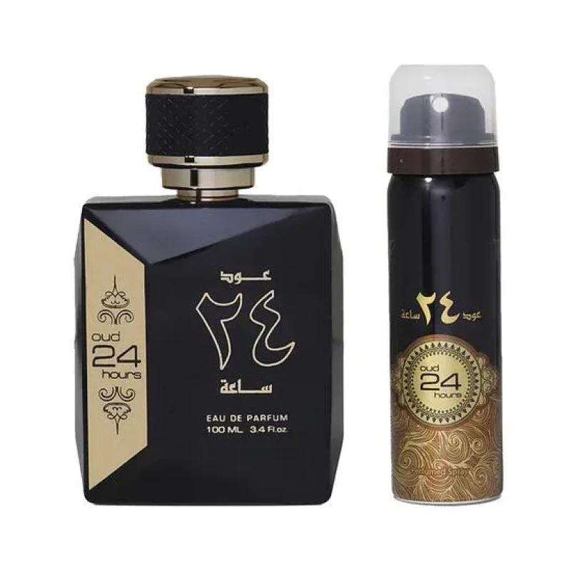 Image of Ard Al Zaafaran Oud 24 Hours with Deodorant 100ml Clear
