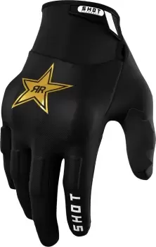 Image of Shot Drift Rockstar Limited Edition Motocross Gloves, black-gold, Size XL, black-gold, Size XL