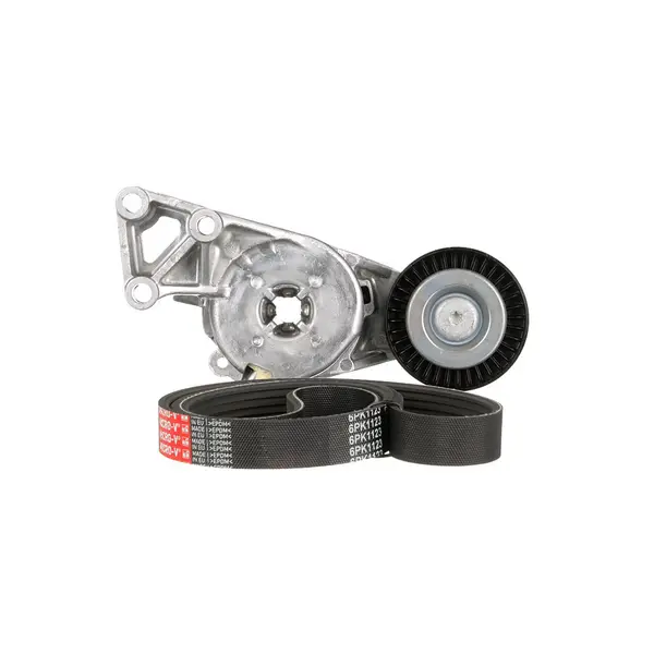 Image of GATES V-ribbed belt set VW,AUDI,SKODA K026PK1123 6PK1123,T38148 Serpentine belt kit,Auxiliary belt kit,Poly V-belt kit,V-ribbed belt kit
