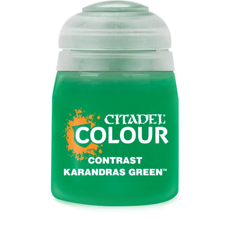 Image of Citadel Games Workshop Colour Contrast: Karandras Green (18ml) Paint Multi