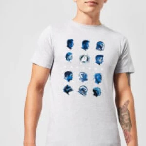 Image of Avengers: Endgame Heads Mens T-Shirt - Grey - 3XL