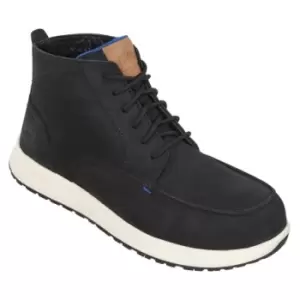 Image of Himalayan 4417 Black Non Metallic Toe Capped Unisex Safety Boots, UK 9, EU 42