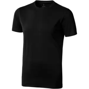 image of Elevate Mens Nanaimo Short Sleeve T-Shirt (M) (Solid Black)