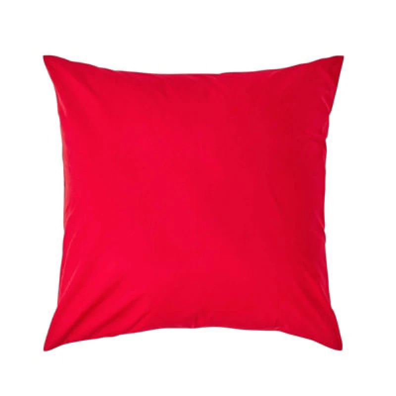 Image of Homescapes Red Continental Egyptian Cotton Pillowcase 200 Tc, 60 X 60 Cm
