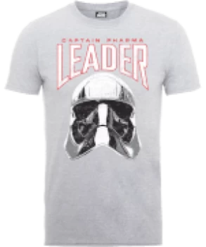 Image of Star Wars The Last Jedi Captain Phasma Mens Grey T-Shirt - L