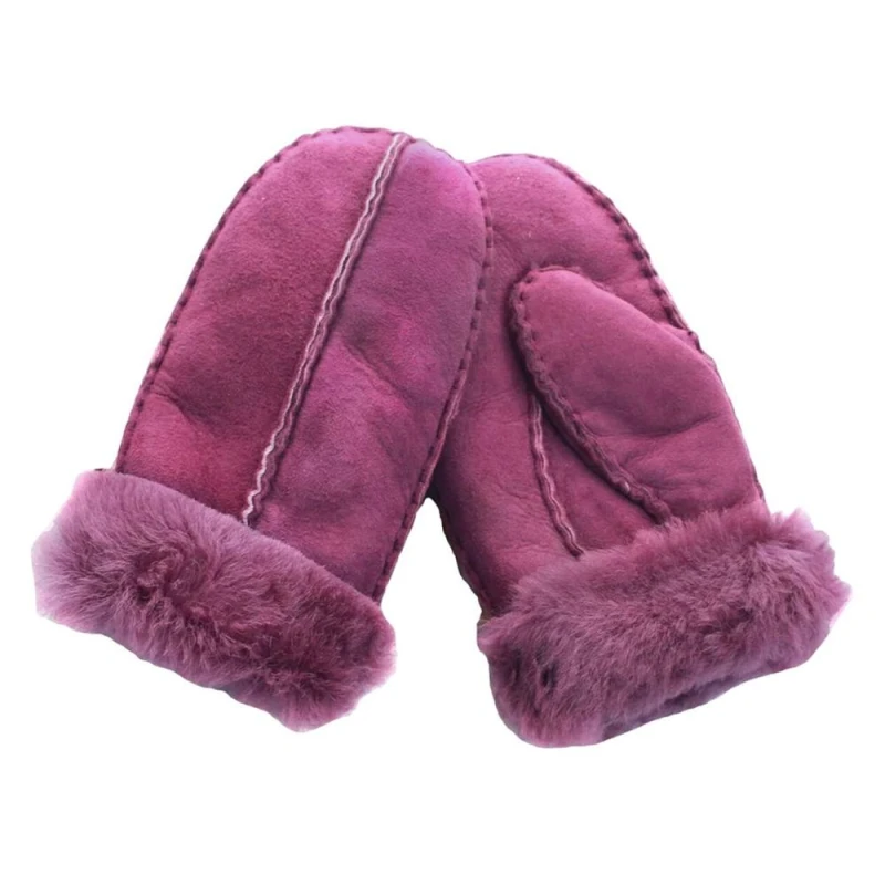 Image of Eastern Counties Leather CSM boys's Children's gloves in Purple