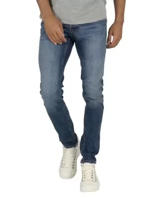 Image of Jack Jones Glenn Original 814 Slim Jeans mens Skinny Jeans in Blue