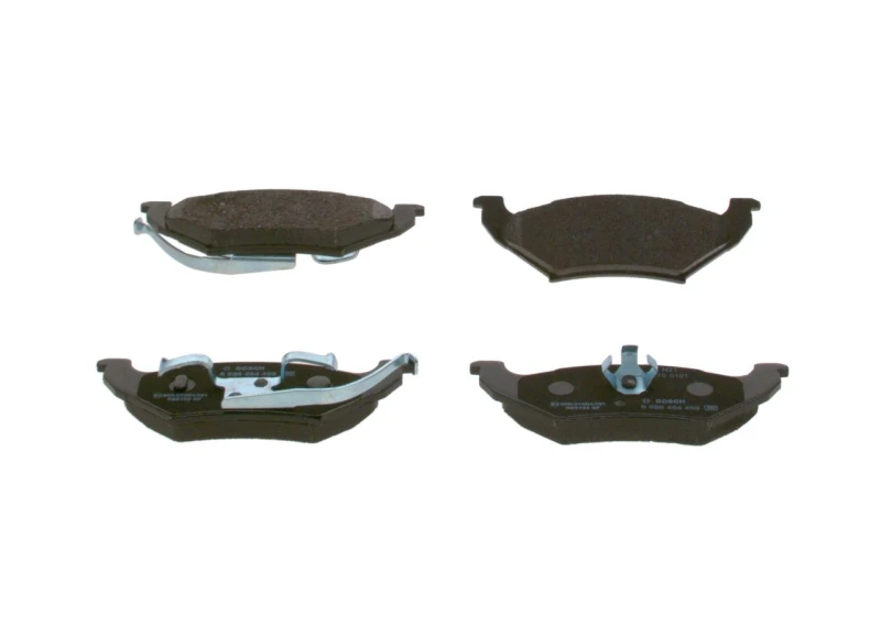 Image of Bosch 0 986 494 495 Brake pad set with anti-squeak plate Low-Metallic Brake Pad Set,disc brake (402)