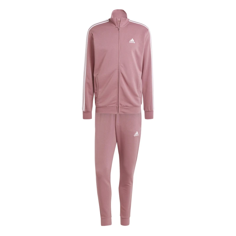 Image of adidas Mens Closed Hem Woven Tracksuit Joggers Crimson male M
