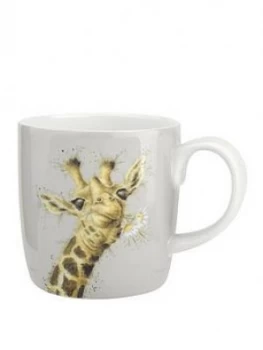 image of Royal Worcester Wrendale Giraffe Flowers Large Mug