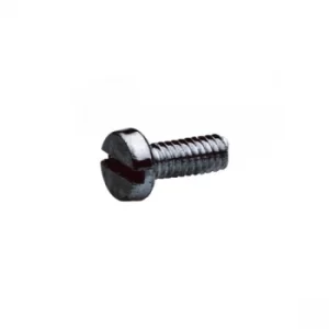 Image of Toolcraft Slotted Cylinder Head Screws DIN 84 Grade 5.8 M1.4 x 10m...
