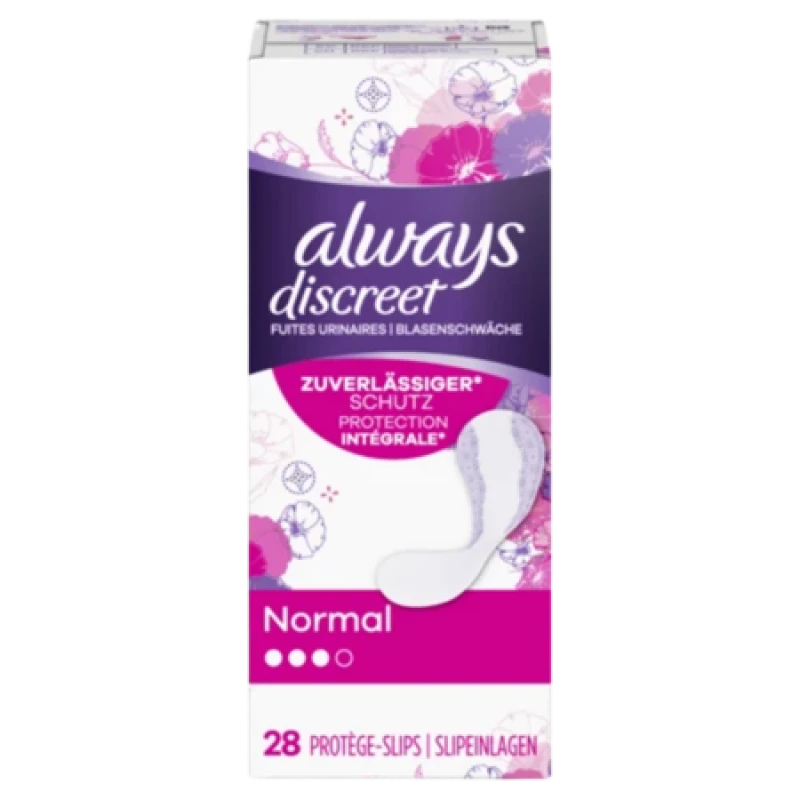 Image of Always Discreet Abs 3 Normal Liners - 28 pcs ALWAYS-530172