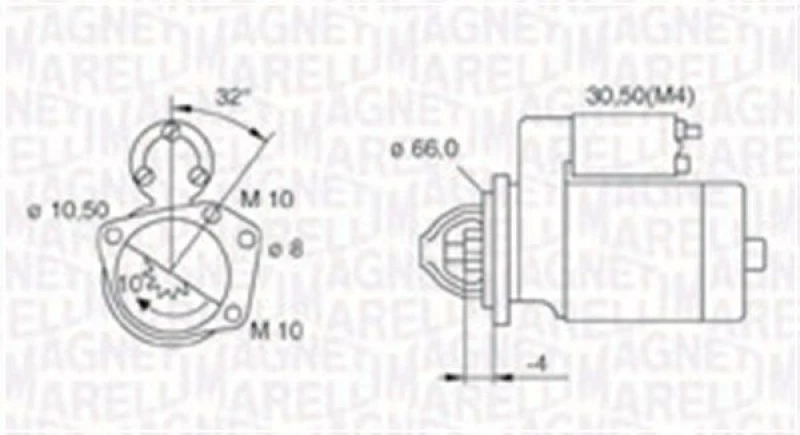 Image of MAGNETI MARELLI Starter motor MAGNETI MARELLI 063721207010