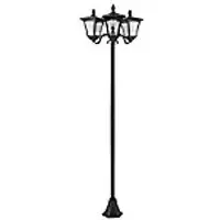 image of Outsunny Garden Solar Light 842-109 Black