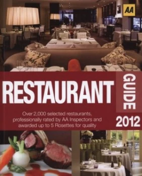 Image of Aa Restaurant Guide 2012 Paperback