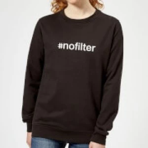 image of nofilter Womens Sweatshirt - Black - 3XL - Black