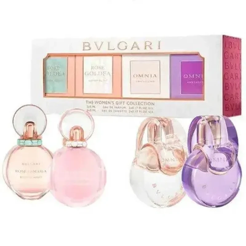 Image of Bvlgari The Womens Gift Collection Miniature Perfume Gift Set 4 x 5ml