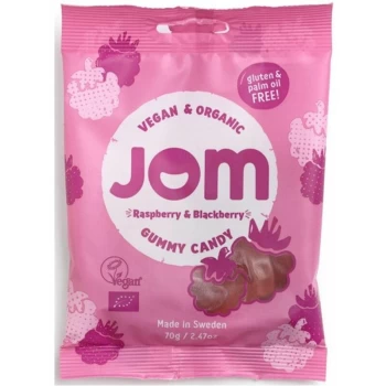 image of Raspberry & Blackberry Sweets - 70g x 12 - 702004 - JOM