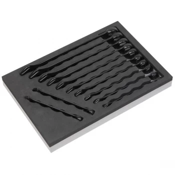 Image of Sealey AK63263B Combination Spanner Set 12pc Metric - Black Series
