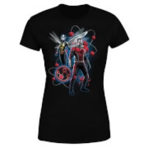 Image of Ant-Man And The Wasp Particle Pose Womens T-Shirt - Black - 5XL