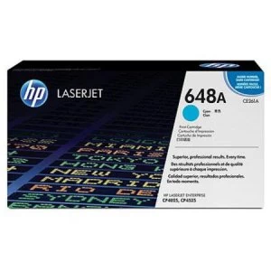 Image of HP 648A Cyan Laser Toner Ink Cartridge