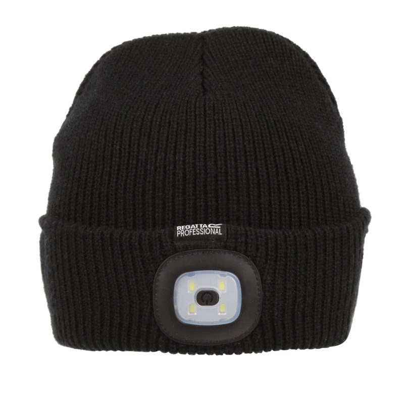 Image of Regatta Professional Mens Torch Beanie in Black Male One Size
