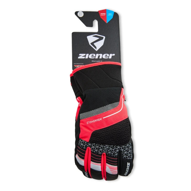 Image of Ziener Kids Lonzalo Ski Gloves Pink unisex Small Jnr
