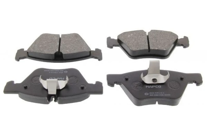 Image of MAPCO 6515 Brake pad set Front Axle, with anti-squeak plate Brake Pad Set,disc brake (402)