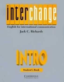 Image of Interchange B. Intro Students Book by Jack C. Richards Paperback