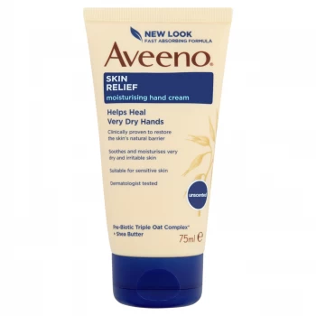 Image of Aveeno Skin Relief Moisturising Hand Cream 75ml